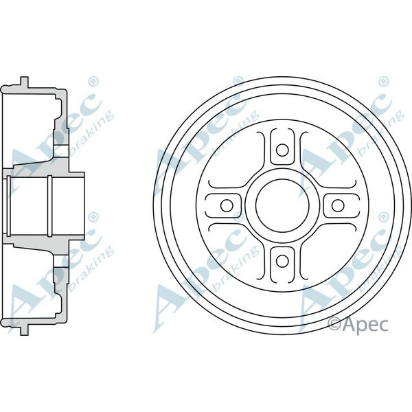 Apec Brake Drum image