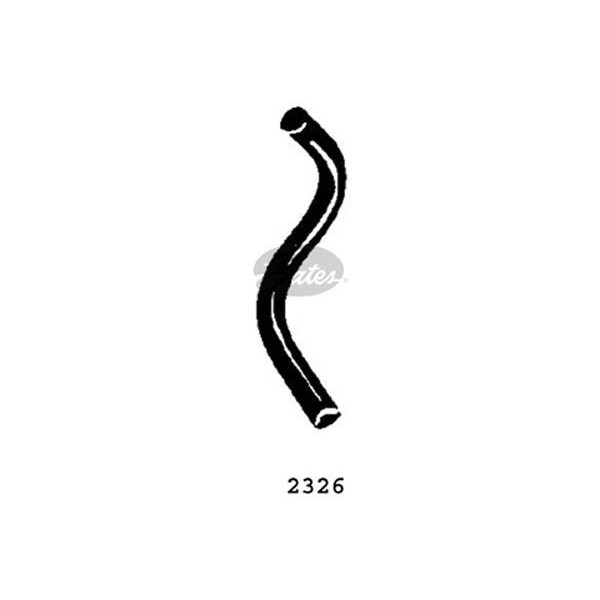 CURVED RADIATOR HOSE 235MMX17 image