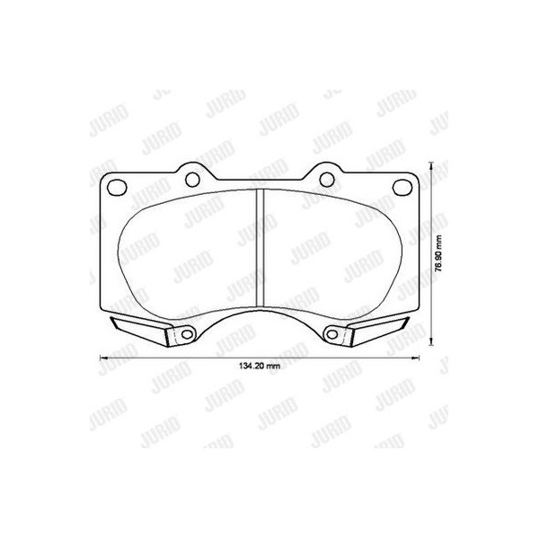 JURID BRAKE PAD image