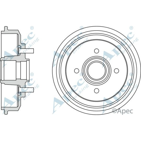 Apec Brake Drum image