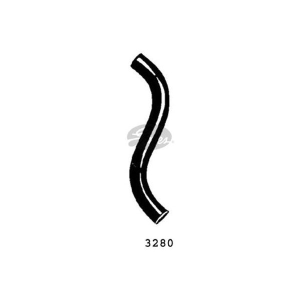 CURVED RADIATOR HOSE 345MMX31 image