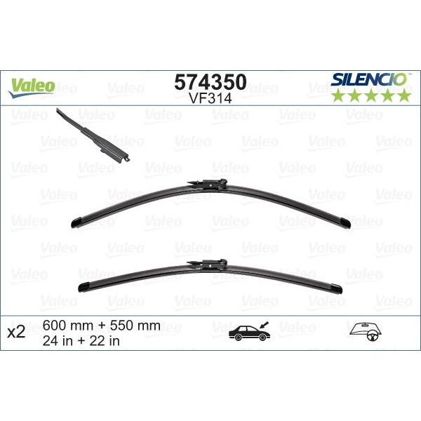 VF314 Silencio Wiper FB OE RHD Kit image