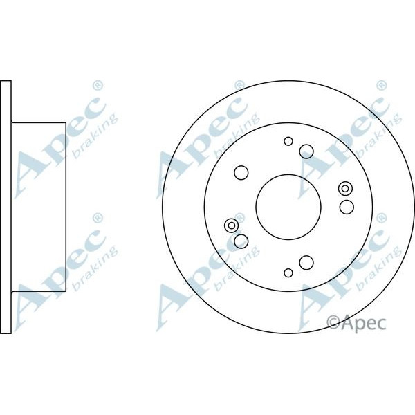 Apec Brake Disc Single image