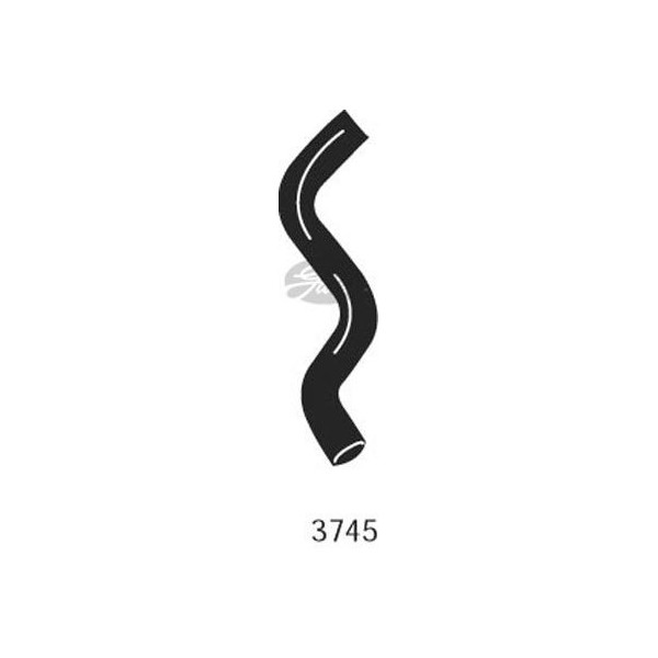 CURVED RADIATOR HOSE 345MMX31 image