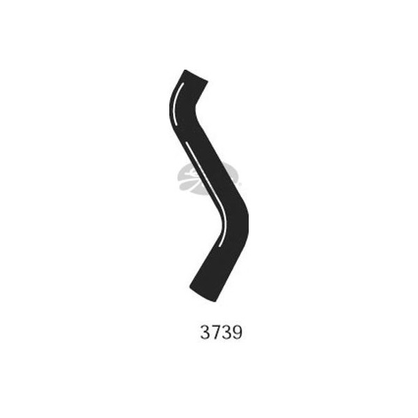 CURVED RADIATOR HOSE 355MMX34 image