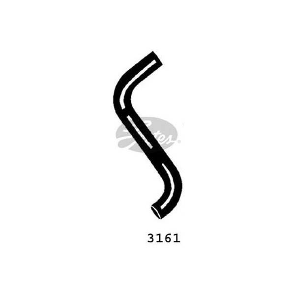 CURVED RADIATOR HOSE 355MMX32 image