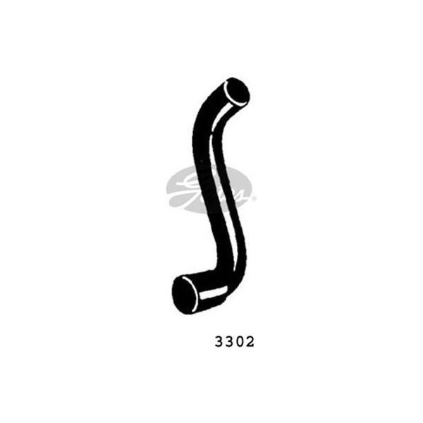 CURVED RADIATOR HOSE 330MMX40 image