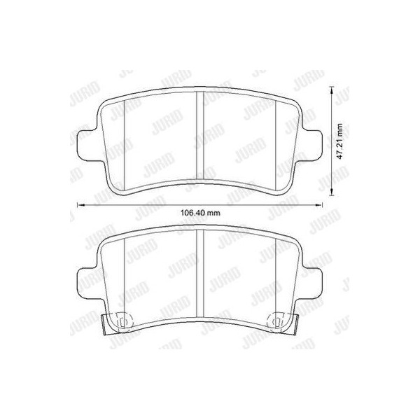 JURID BRAKE PAD image