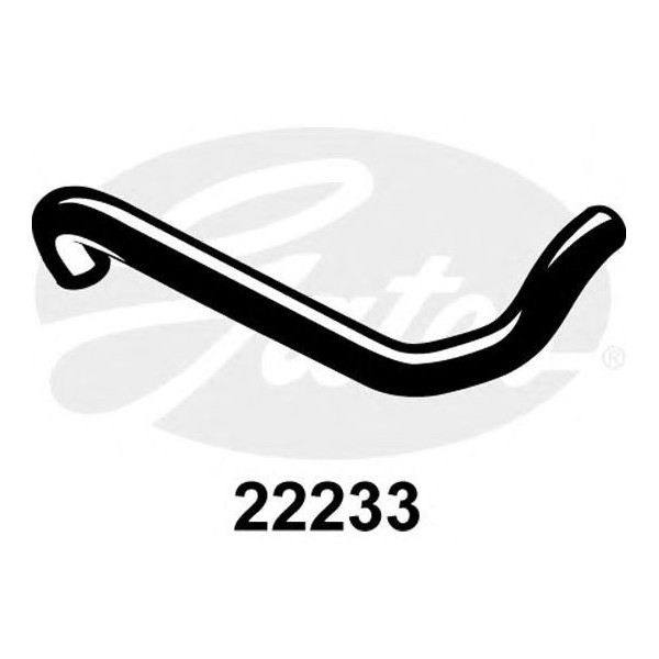 CURVED RADIATOR HOSE 460MMX39 image