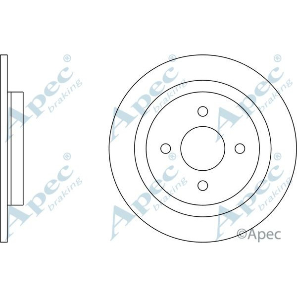 Apec Brake Disc Single image