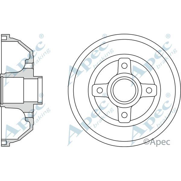 Apec Brake Drum image