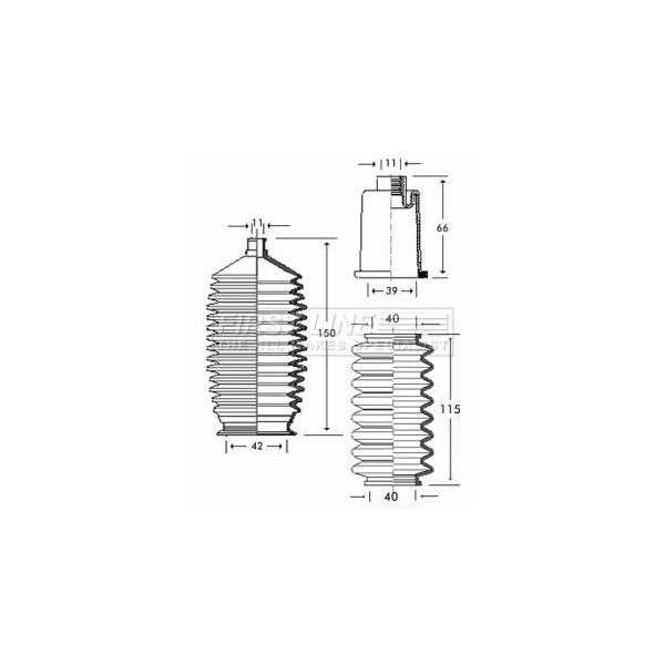 STEERING GAITER KIT image