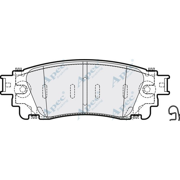 Apec Brake Pad image