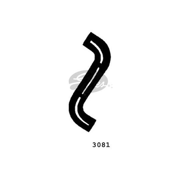 CURVED RADIATOR HOSE 300MMX35 image