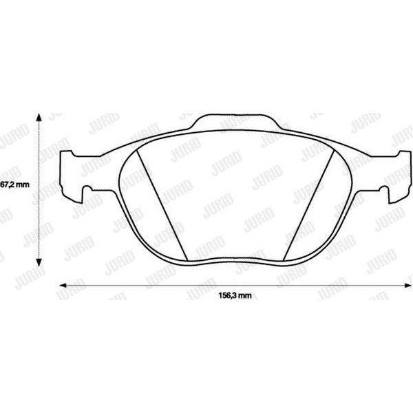 JURID BRAKE PAD image