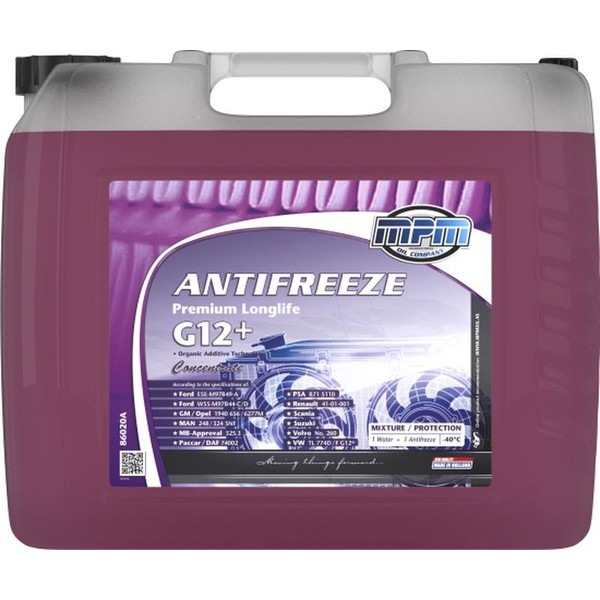 MPM Premium 86020A Antifreeze Longlife G12+ Concentrate image