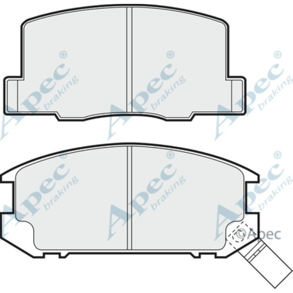 Apec Brake Pad image