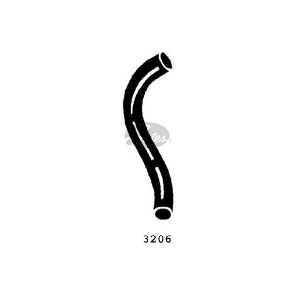 CURVED RADIATOR HOSE 310MMX33 image