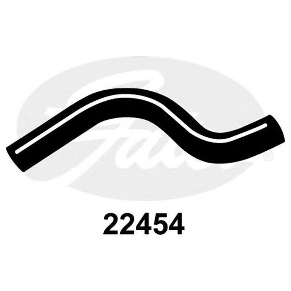 CURVED RADIATOR HOSE 310MMX27 image