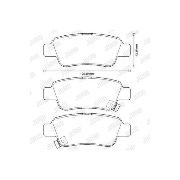 JURID BRAKE PAD image