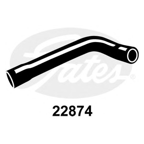 CURVED RADIATOR HOSE 270MMX30 image