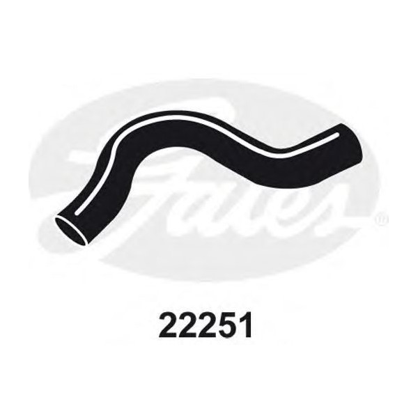 CURVED RADIATOR HOSE 280MMX34 image