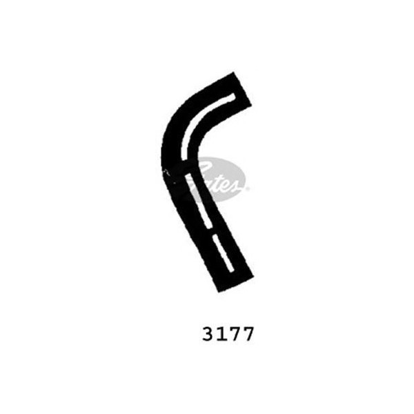 CURVED RADIATOR HOSE 210MMX33 image