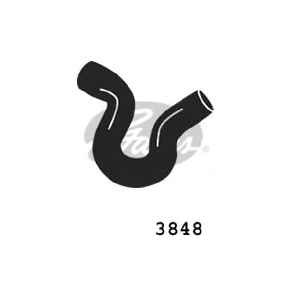 CURVED RADIATOR HOSE 195MMX31 image