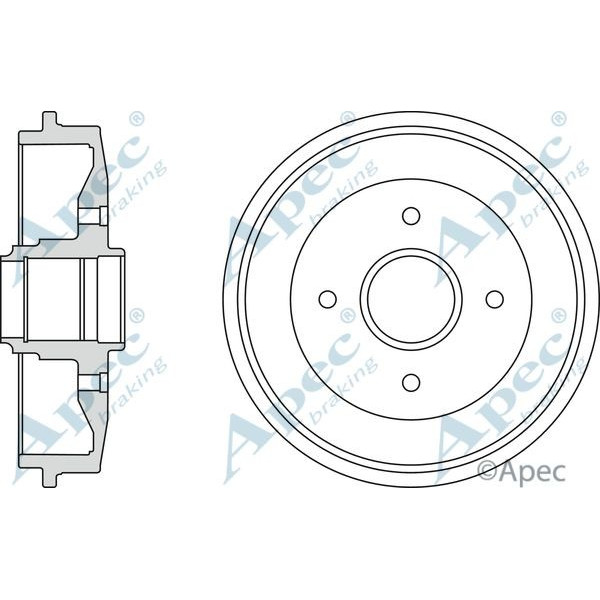 Apec Brake Drum image