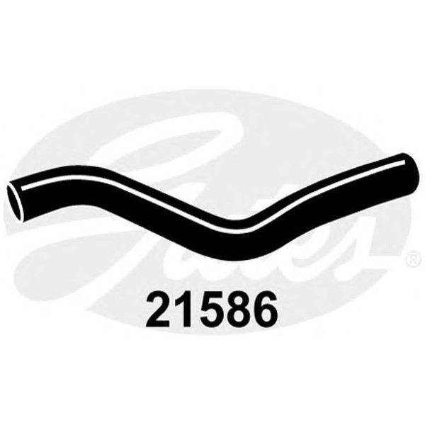 CURVED RADIATOR HOSE 340MMX30 image