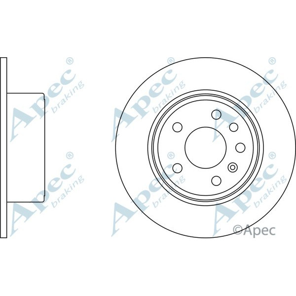 Apec Brake Disc Single image