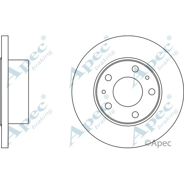 Apec Brake Disc Single image