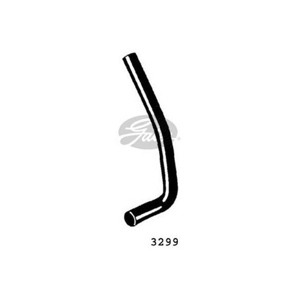 CURVED RADIATOR HOSE 425MMX32 image