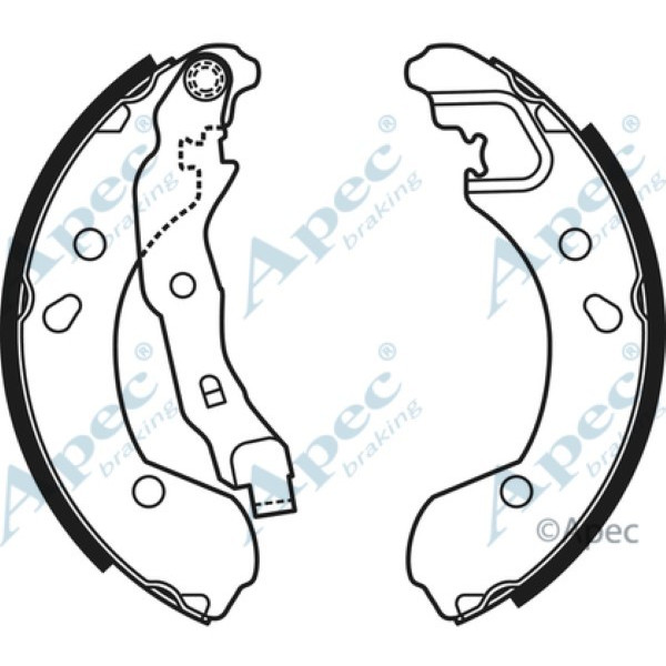 Apec Brake Shoe image