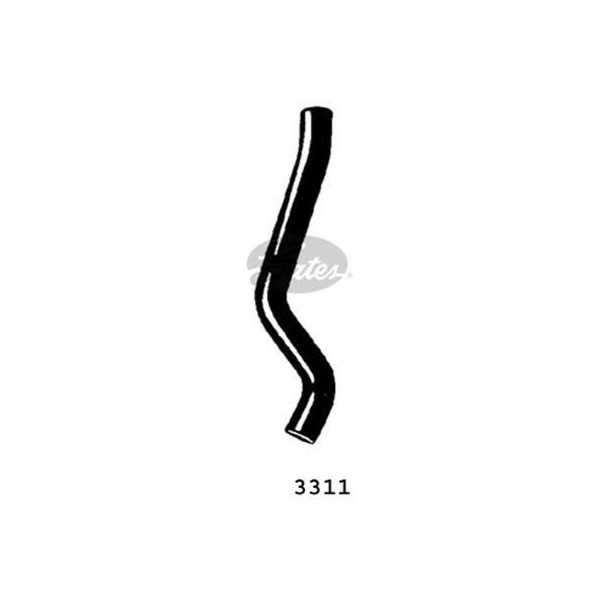 CURVED RADIATOR HOSE 385MMX32 image