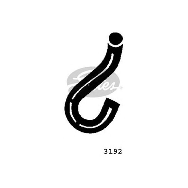 CURVED RADIATOR HOSE 150MMX32 image