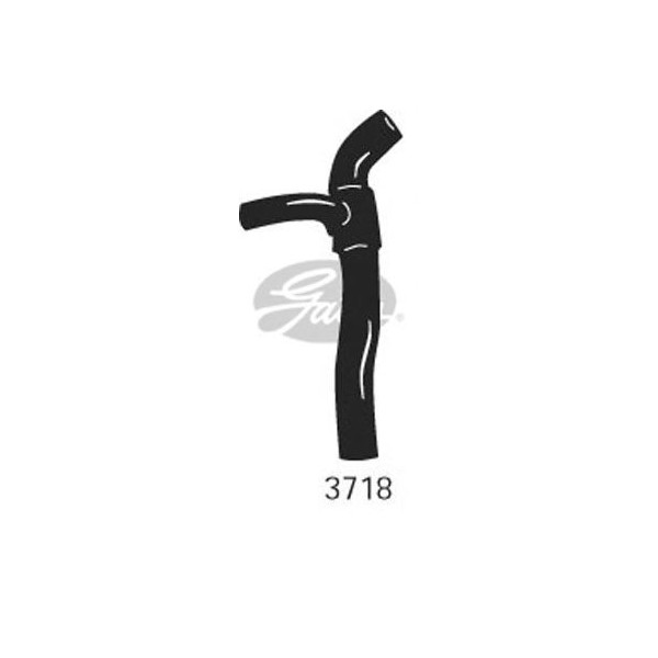 CURVED RADIATOR HOSE 280MMX24 image