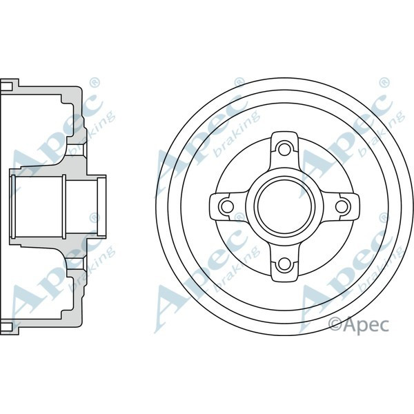 Apec Brake Drum image