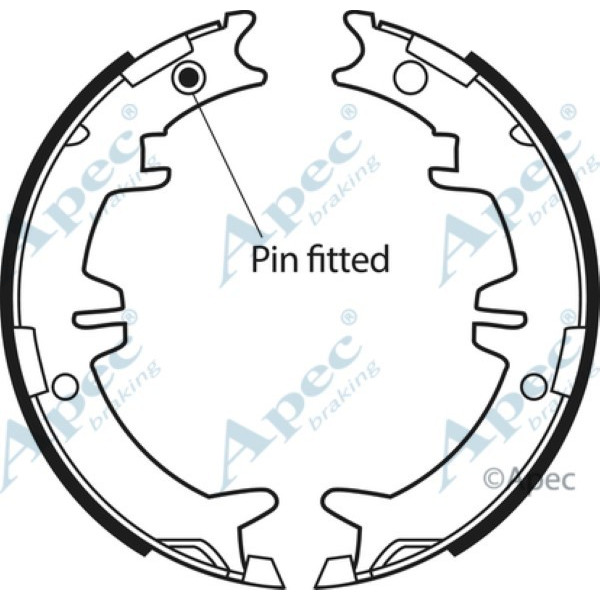 Apec Brake Shoe image