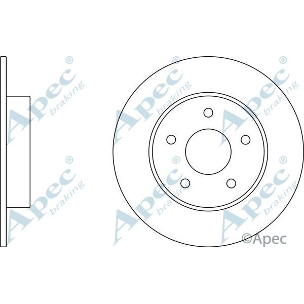 Apec Brake Disc Single image