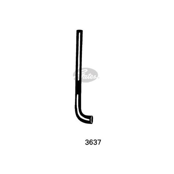 CURVED RADIATOR HOSE 360MMX16 image