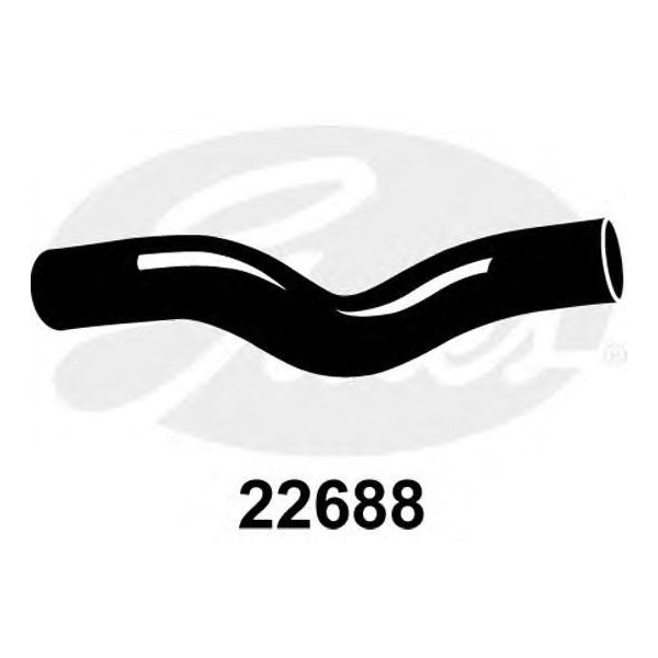 CURVED RADIATOR HOSE 310MMX33 image