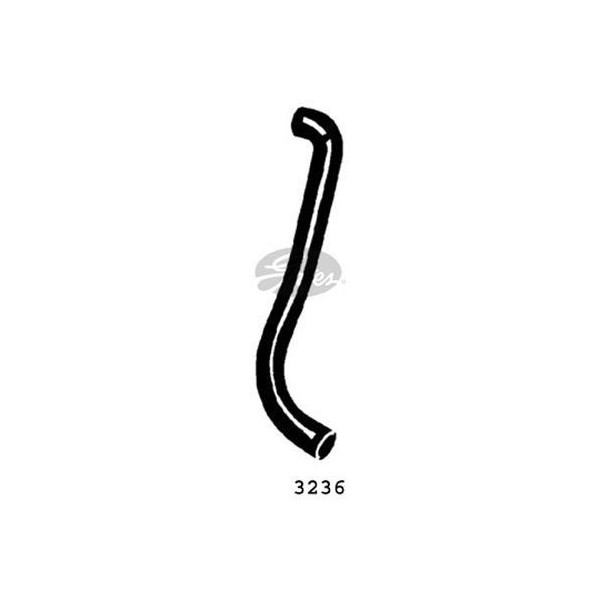 CURVED RADIATOR HOSE 465MMX35 image