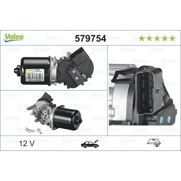 WIPER MOTOR FRONT NISSAN QASHQAI RHD image