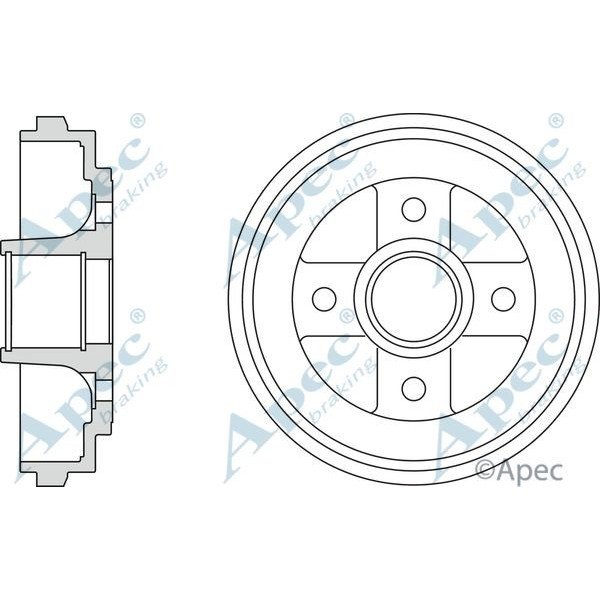 Apec Brake Drum image