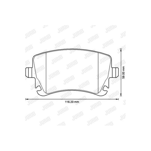 JURID BRAKE PAD image