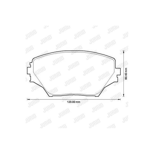 JURID BRAKE PAD image