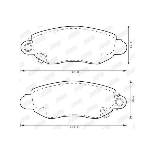 JURID BRAKE PAD image