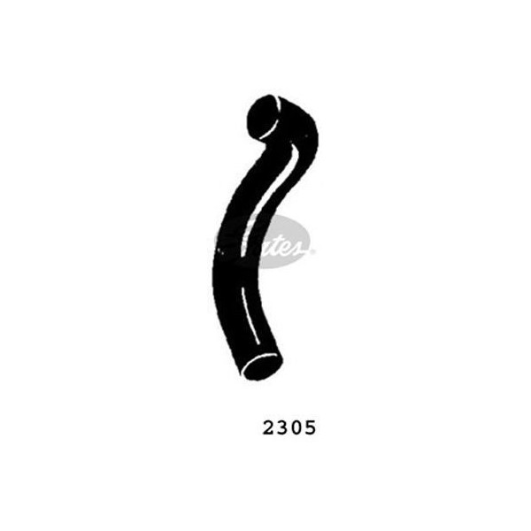 CURVED RADIATOR HOSE 225MMX35 image