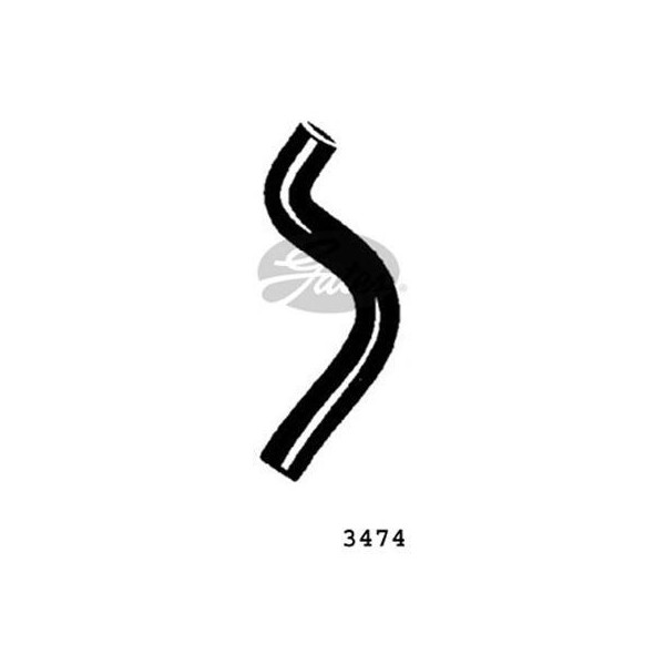 CURVED RADIATOR HOSE 290MMX30 image